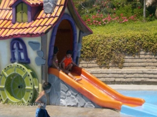 Resbaladilla en agua